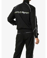 Мужской черный бомбер от Liam Hodges