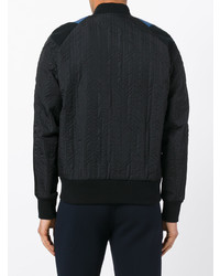 Мужской черный бомбер от MCM