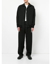 Мужской черный бомбер от Julius