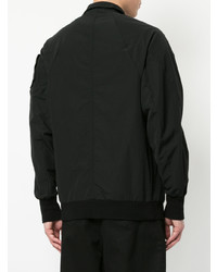 Мужской черный бомбер от Julius