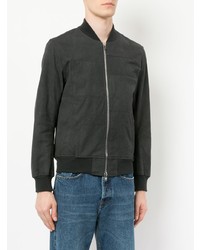 Мужской черный бомбер от Roar