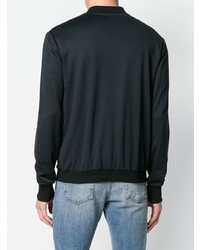 Мужской черный бомбер от Cavalli Class