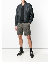 Мужской черный бомбер от John Varvatos