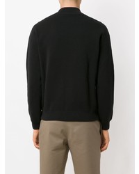 Мужской черный бомбер от Emporio Armani