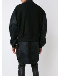 Мужской черный бомбер от Juun.J