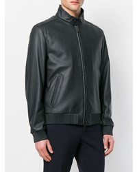 Мужской черный бомбер от Brioni