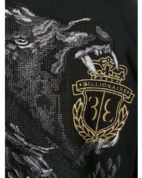 Мужской черный бомбер от Billionaire