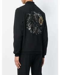 Мужской черный бомбер от Billionaire