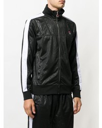 Мужской черный бомбер от Fila