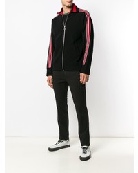 Мужской черный бомбер от Laneus