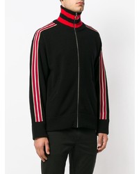 Мужской черный бомбер от Laneus