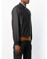 Мужской черный бомбер от Prada