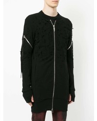 Мужской черный бомбер от Fagassent