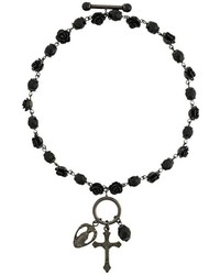 Черный браслет из бисера от Givenchy