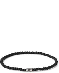 Мужской черный браслет из бисера от Luis Morais