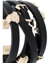 Черный браслет от Versace