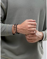 Мужской черный браслет от Icon Brand