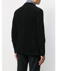 Мужской черный вельветовый пиджак от Circolo 1901