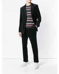 Мужской черный вельветовый пиджак от TOMORROWLAND