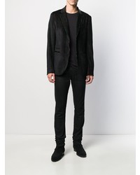 Мужской черный вельветовый пиджак от John Varvatos