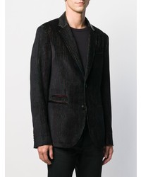 Мужской черный вельветовый пиджак от John Varvatos
