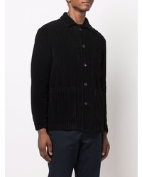 Мужской черный вельветовый пиджак от Bagnoli Sartoria Napoli