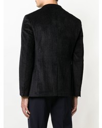 Мужской черный вельветовый пиджак от Tonello