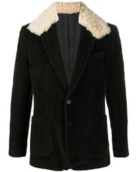 Мужской черный вельветовый пиджак от Dolce & Gabbana