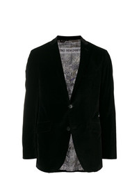 Мужской черный вельветовый пиджак от Etro