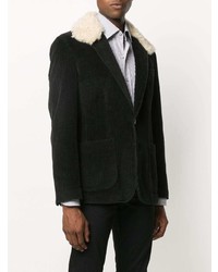 Мужской черный вельветовый пиджак от Dolce & Gabbana