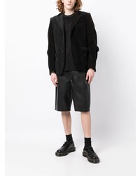 Мужской черный вельветовый пиджак от Black Comme Des Garçons