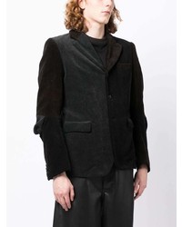 Мужской черный вельветовый пиджак от Black Comme Des Garçons