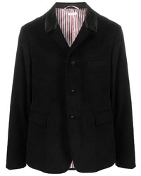 Мужской черный вельветовый пиджак от Thom Browne