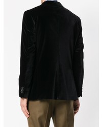 Мужской черный вельветовый пиджак от Etro