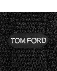 Мужской черный вязаный галстук от Tom Ford