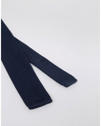 Мужской черный вязаный галстук от French Connection