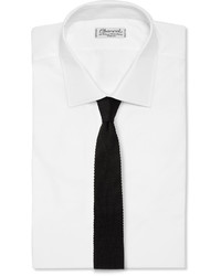 Мужской черный вязаный галстук от Burberry