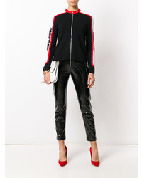 Женский черный вязаный кардиган от Moschino