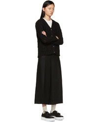 Женский черный вязаный кардиган от YMC