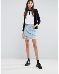 Женский черный вязаный кардиган от Asos