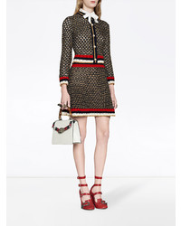 Женский черный вязаный кардиган от Gucci