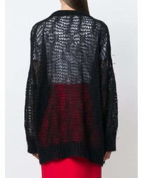 Женский черный вязаный кардиган от N°21