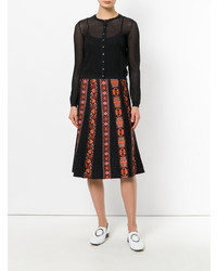 Женский черный вязаный кардиган от M Missoni