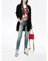 Женский черный вязаный кардиган от Givenchy