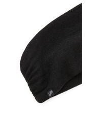 Черный вязаный ободок/повязка от Plush