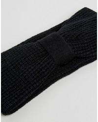 Черный вязаный ободок/повязка от Asos