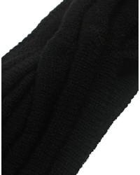 Черный вязаный ободок/повязка от Asos