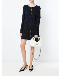 Женский черный вязаный открытый кардиган от Andrea Bogosian