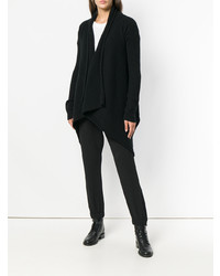 Женский черный вязаный открытый кардиган от Rick Owens