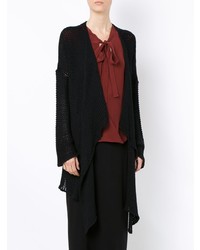 Женский черный вязаный открытый кардиган от Uma Raquel Davidowicz